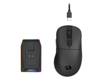 Myszka bezprzewodowa Redragon Ebony Ultra PAW3950 30000 DPI Czarna